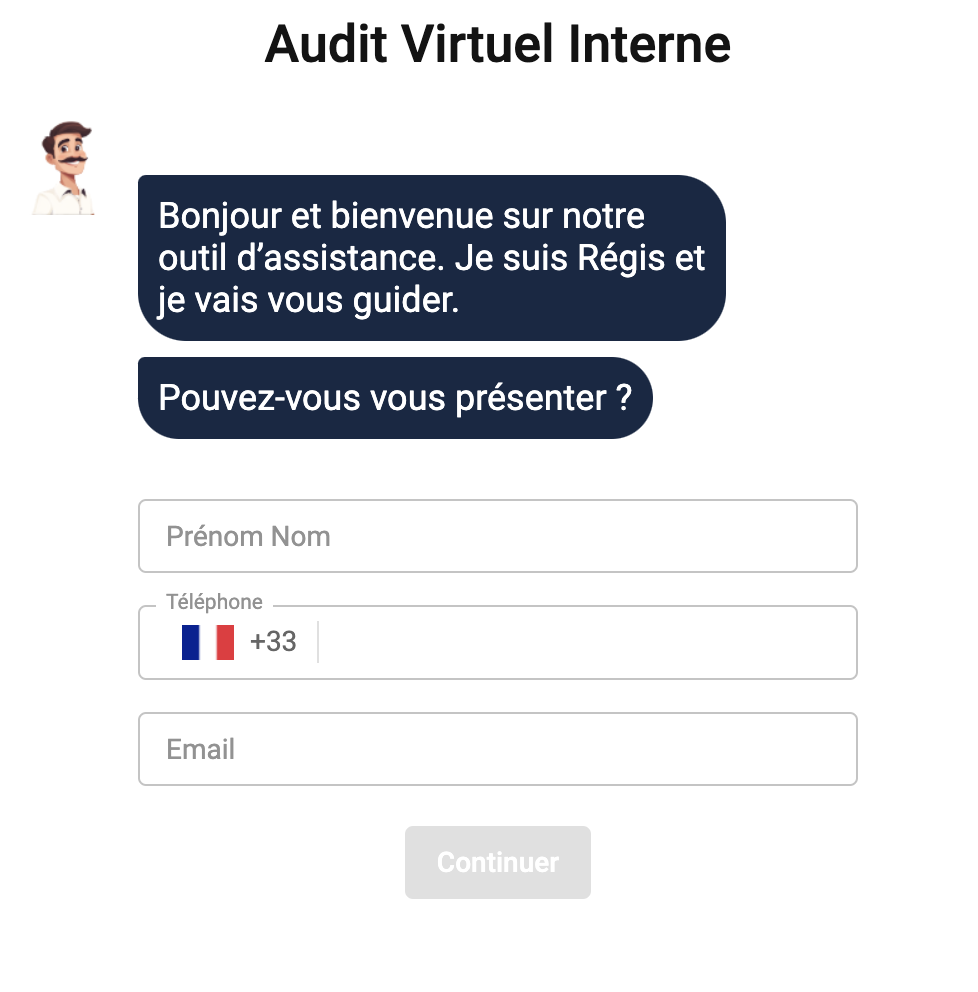 Interface accueil